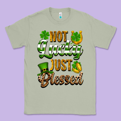 St. Patrick's Not Lucky Just Blessed Classic Tee Designed By Oliviacreatesart