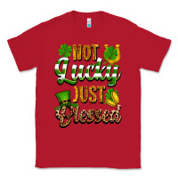 Red St. Patrick's Not lucky just blessed Classic Tee - OliviaCreatesArt