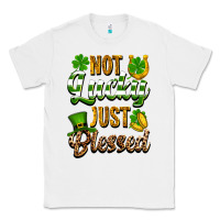White St. Patrick's Not lucky just blessed Classic Tee - OliviaCreatesArt