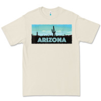 Bone arizona shirt   saguaro cactus desert landscape t shirt Premium Tee - linhVisuals