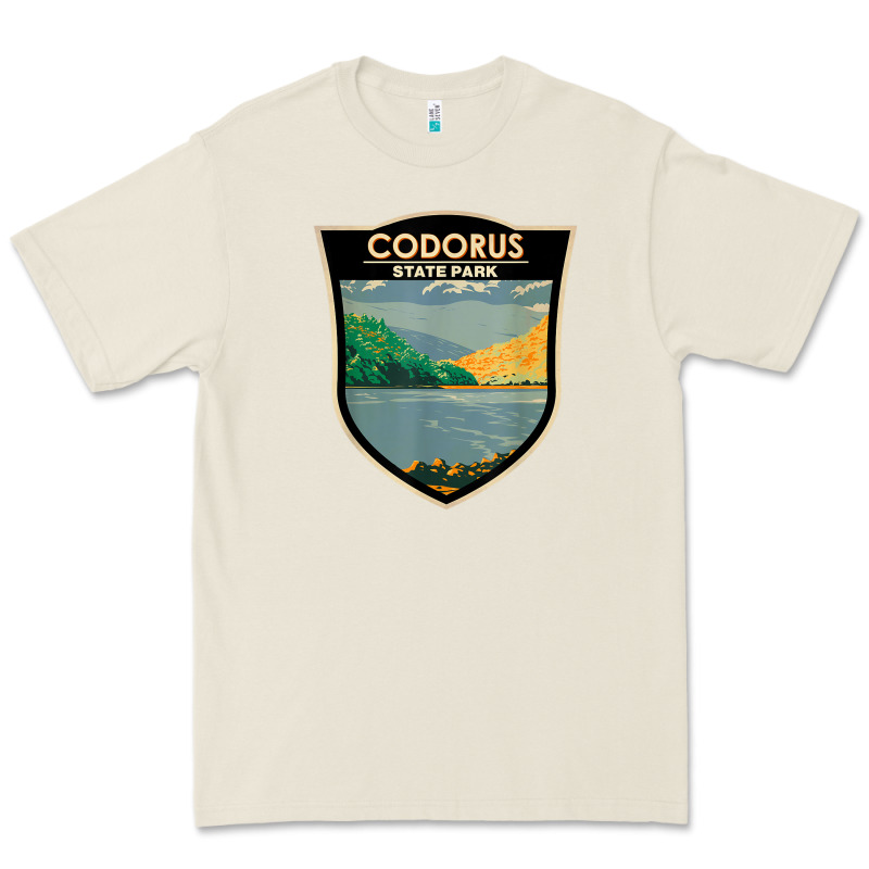 Codorus State Park Pennsylvania Badge Vintage Premium Tee by linhVisuals | Teevron