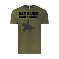 Vintage Olive Ram Ranch Really Rocks! Vintage Tee - Bettercallsaul