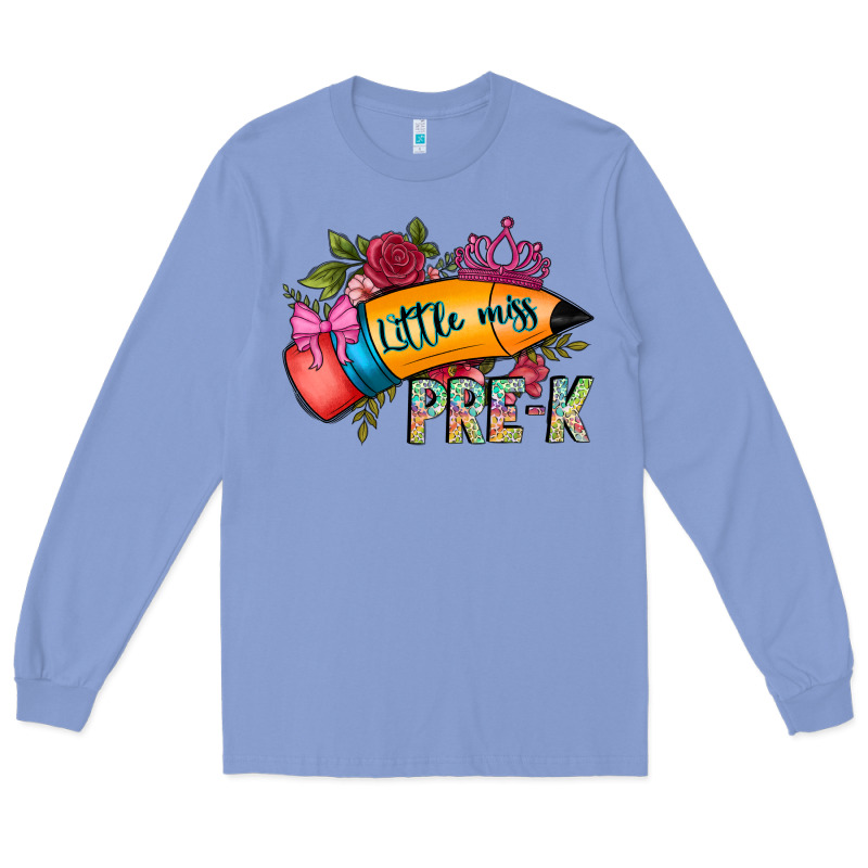 Little Miss Prek Long Sleeve Tee by CowhideDigitalArt | Teevron