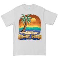 Dove Grey delray beach florida  vintage distressed souvenir long sleeve t shirt Premium Tee - linhVisuals
