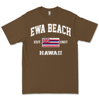 Cacao ewa beach hawaii hi vintage state athletic style t shirt Premium Tee - linhVisuals