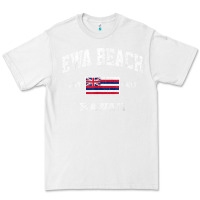 White ewa beach hawaii hi vintage state athletic style t shirt Premium Tee - linhVisuals