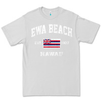Dove Grey ewa beach hawaii hi vintage state athletic style t shirt Premium Tee - linhVisuals