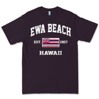 Plum ewa beach hawaii hi vintage state athletic style t shirt Premium Tee - linhVisuals
