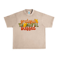 French Oak Fall Grateful Thankful Blessed Urban Heavy Tee - LillyAllenDesigns
