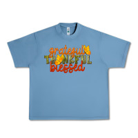 Pebble Blue Fall Grateful Thankful Blessed Urban Heavy Tee - LillyAllenDesigns