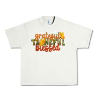 Pistachio Fall Grateful Thankful Blessed Urban Heavy Tee - LillyAllenDesigns