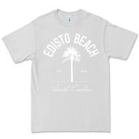 Dove Grey edisto beach sc palm tree edisto beach gift pullover hoodie Premium Tee - linhVisuals