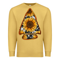 Antique Gold sunflower arrowhead Premium Sweatshirt - Jasminsmagicworld
