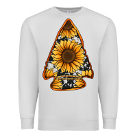 Dove Grey sunflower arrowhead Premium Sweatshirt - Jasminsmagicworld