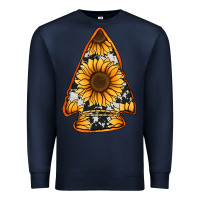 Navy sunflower arrowhead Premium Sweatshirt - Jasminsmagicworld