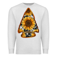 Oatmeal Heather sunflower arrowhead Premium Sweatshirt - Jasminsmagicworld