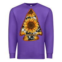 Purple sunflower arrowhead Premium Sweatshirt - Jasminsmagicworld