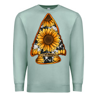 Seafoam sunflower arrowhead Premium Sweatshirt - Jasminsmagicworld