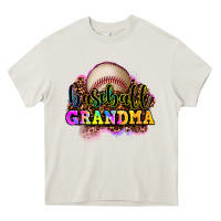 Cream baseball grandma Heavy Core Tee - OliviaCreatesArt