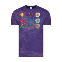 Cloud Purple It's Okay To Be Different Vintage Tee - CowhideDigitalArt
