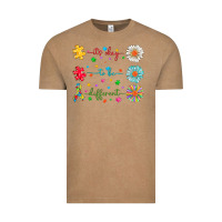 Vintage Coffee It's Okay To Be Different Vintage Tee - CowhideDigitalArt