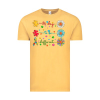 Vintage Mustard It's Okay To Be Different Vintage Tee - CowhideDigitalArt