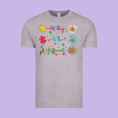 It's Okay To Be Different Vintage Tee Designed By Cowhidedigitalart