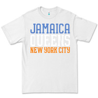 White jamaica queens new york ny t shirt Premium Tee - linhVisuals
