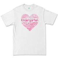 White cute love heart kindergarten teacher valentines day womens Premium Tee - linhVisuals