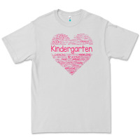 Dove Grey cute love heart kindergarten teacher valentines day womens Premium Tee - linhVisuals