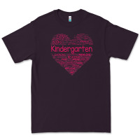 Cute Love Heart Kindergarten Teacher Valentines Day Womens Premium Tee | Teevron