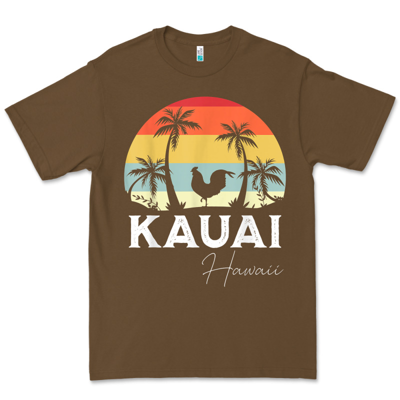 Kauai Hawaii Chicken Lover Souvenir T Shirt Premium Tee by linhVisuals | Teevron