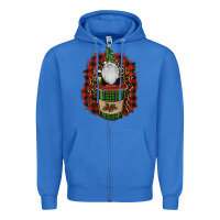 True Royal Gnomes With Coffee Christmas Zipper Hoodie - RanaPortraitStore