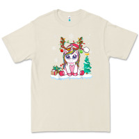 Bone cute unicorn christmas shirt kid girls women deer santa xmas 1 Premium Tee - linhVisuals
