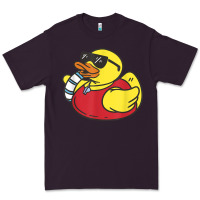 Plum lifeguard rubber duck t shirt Premium Tee - linhVisuals