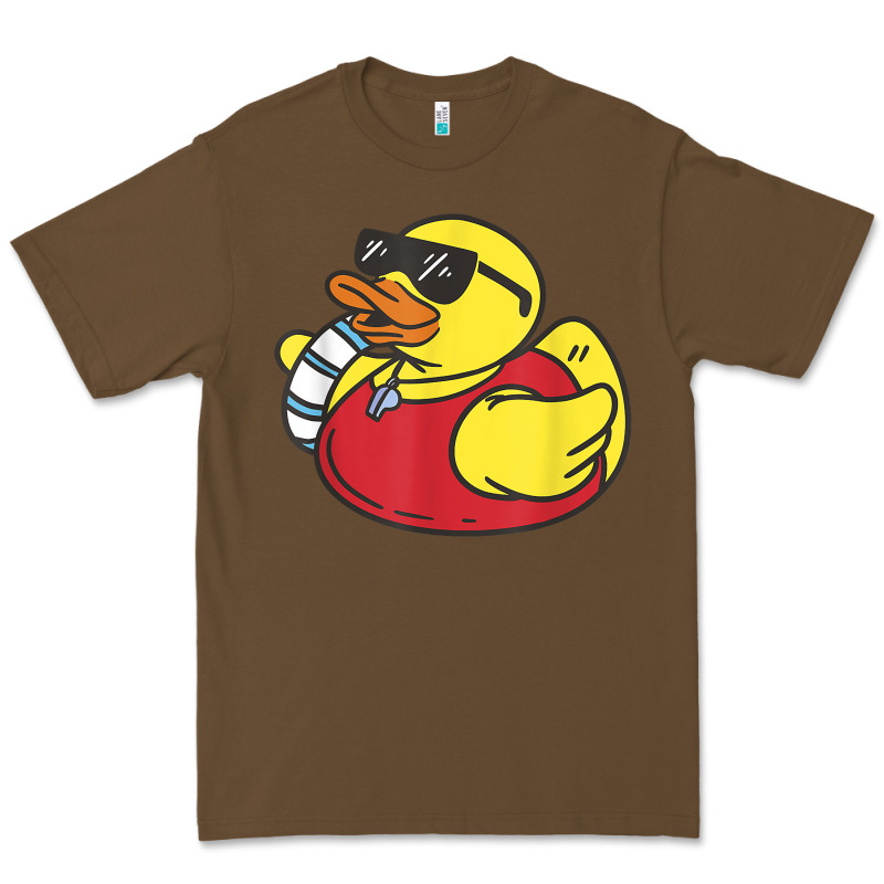 Lifeguard Rubber Duck T Shirt Premium Tee by linhVisuals | Teevron