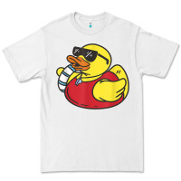 White lifeguard rubber duck t shirt Premium Tee - linhVisuals