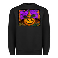 Black jack o' lantern pumpkin Heavyweight Sweatshirt - Jasminsmagicworld