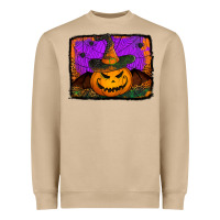 Mushroom jack o' lantern pumpkin Heavyweight Sweatshirt - Jasminsmagicworld