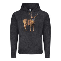 Mule Buck Deer Vintage Hoodie | Teevron