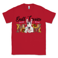 Red western bull terrier mom Classic Tee - RanaPortraitStore