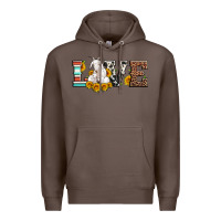 Coffee love goats serape cowhide leopard goat family Premium Hoodie - Artiststas