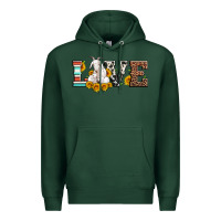 Sports Green love goats serape cowhide leopard goat family Premium Hoodie - Artiststas
