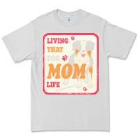 Dove Grey australian shepherd mom t  shirt living that dog mom life australian s Premium Tee - linhVisuals