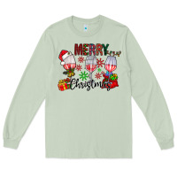 Matcha Merry Christmas Long Sleeve Tee - CowhideDigitalArt