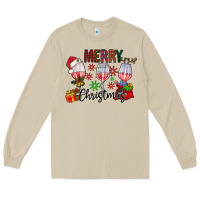 Mushroom Merry Christmas Long Sleeve Tee - CowhideDigitalArt