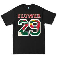 Black flower 29 wild goalie fleury minnesota pro ice hockey design Premium Tee - linhVisuals