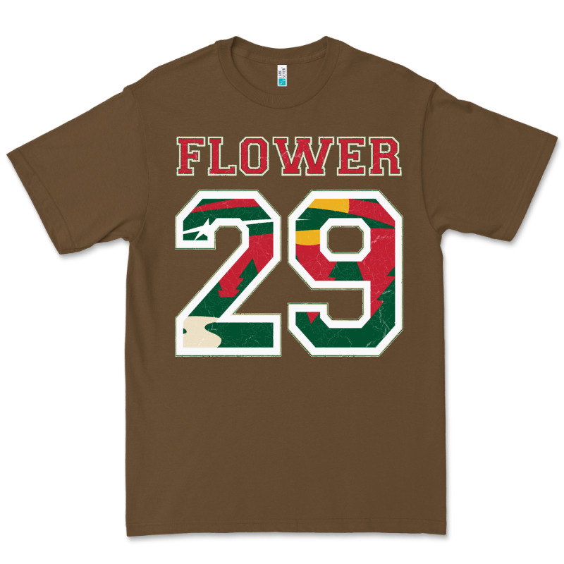 Flower 29 Wild Goalie Fleury Minnesota Pro Ice Hockey Design Premium Tee by linhVisuals | Teevron