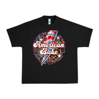 Black Western American Babe Patriotic Urban Heavy Tee - LillyAllenDesigns