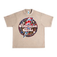 French Oak Western American Babe Patriotic Urban Heavy Tee - LillyAllenDesigns